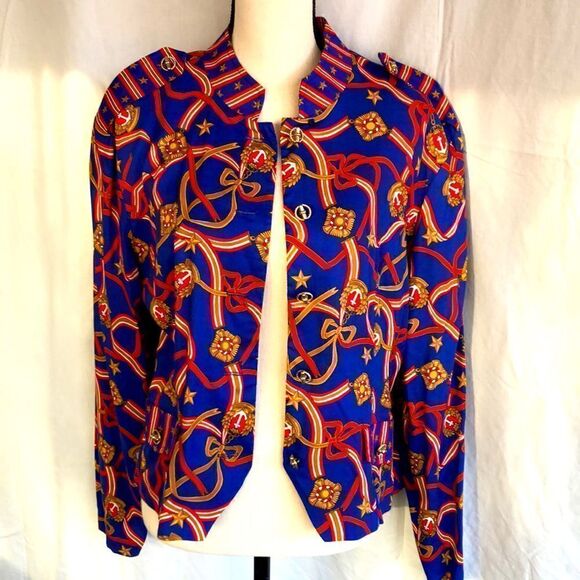 Vintage Ali Miles rayon blouse size 12 - Picture 7 of 12
